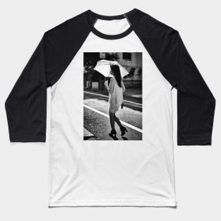 tokyo umbrella girl Baseball T-Shirt